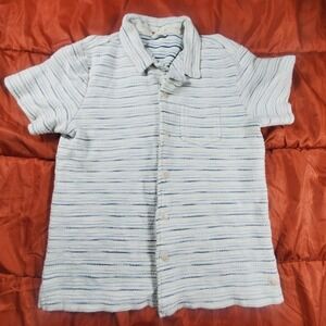 Marine Layer Caleb Resort Shirt Mens Medium Multicolor Striped Button Up‎ Pocket